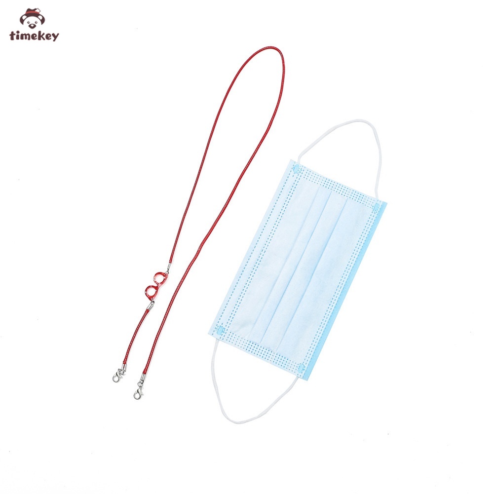 【TK】Color Waxed String Rope for Mask Eyeglasses Anti-lost Cord Child Students Mask Hanging Lanyard Anti-scratch