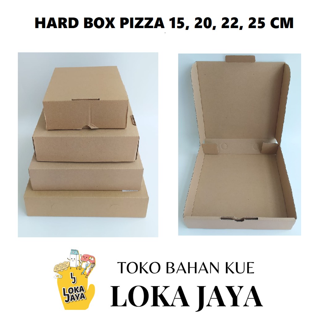 

HARD BOX PIZZA UK. 15, 20, 22, 25 CM