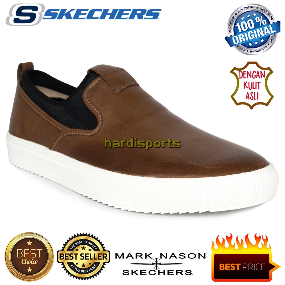 Sepatu Slip On Pria Skechers Mark Nason Razor Cup 68610-COG ORIGINAL