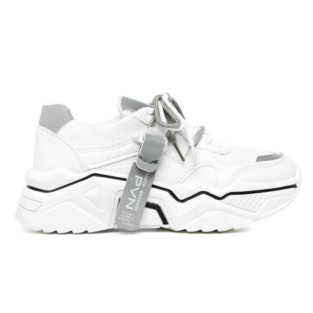 PVN Jipyeong Sepatu Sneakers Wanita Sport Shoes Casual Putih 099-1