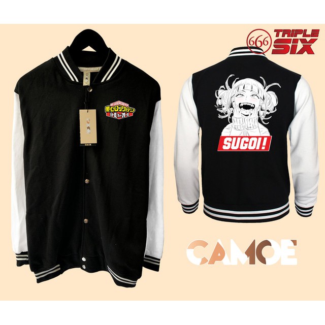 Jaket Varsity Baseball Anime My hero Academia Himiko Sugoi