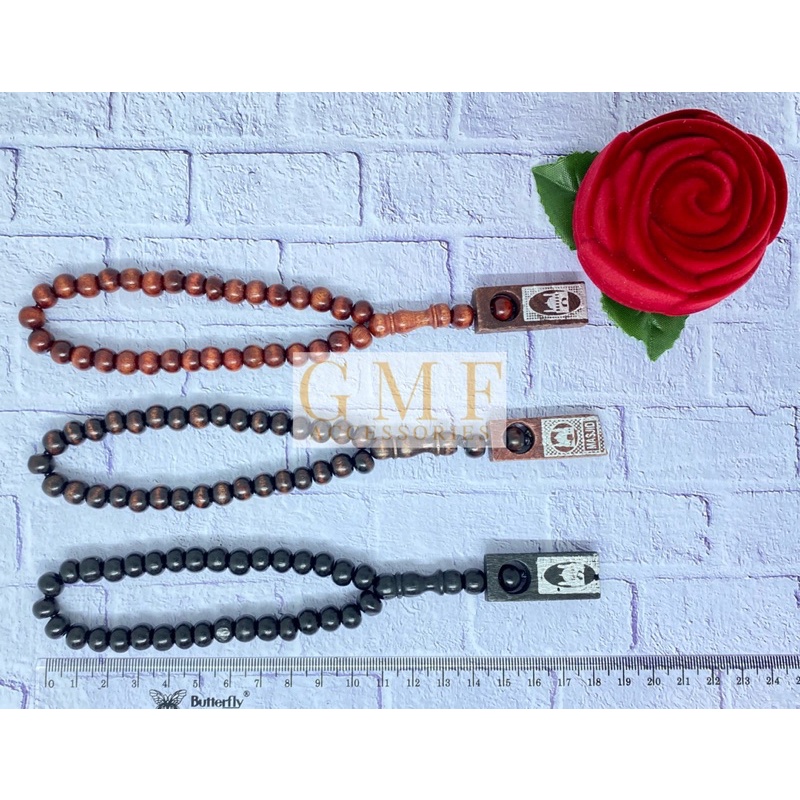 Tasbih Kayu 33 Butir 99 Butir Souvenir Oleh-Oleh Haji Umroh