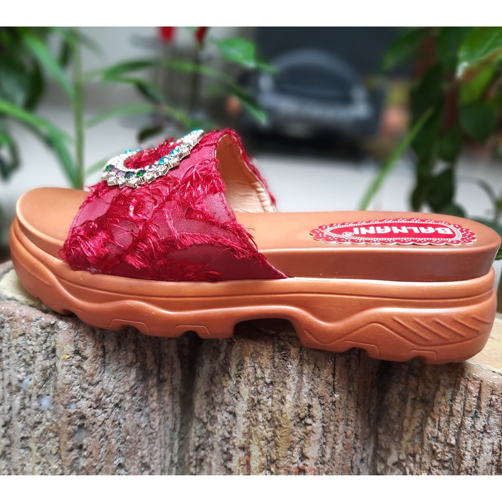 Sandal Balnani import wedges sorong COD
