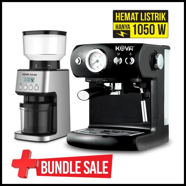 Bundling Kova Espresso Maker Dan Kova Sylus Digital Coffee Grinder