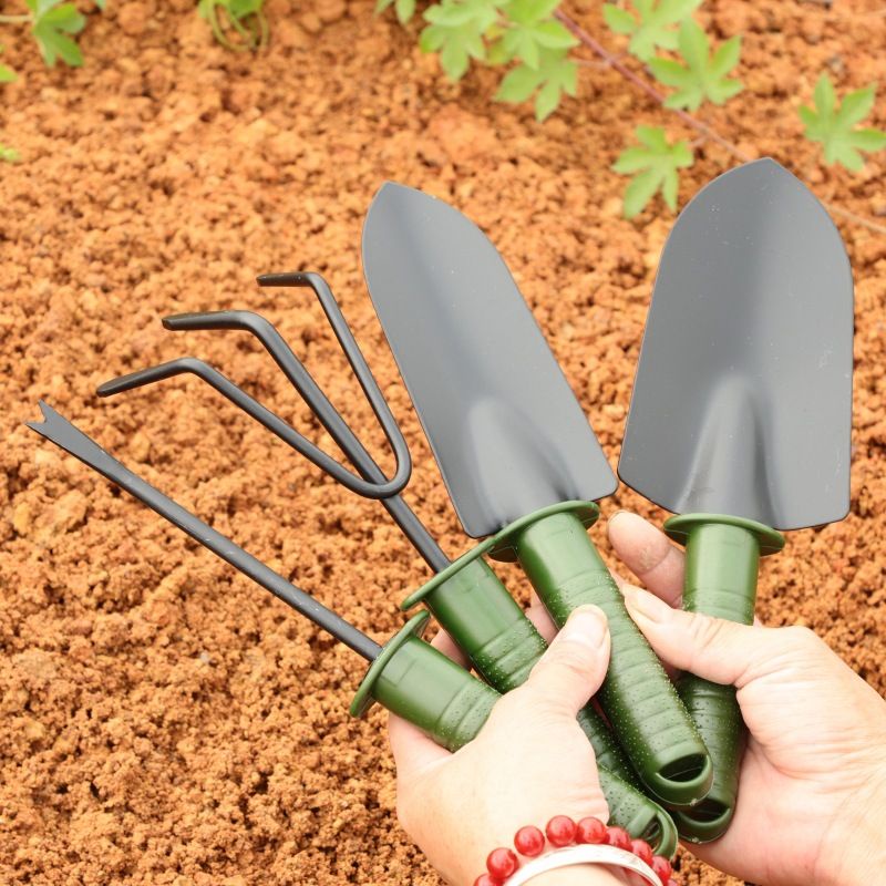 4pcs Alat Berkebun Set Peralatan Berkebun Sekop Berkebun Sekop Taman Garpu Taman Garden Tools