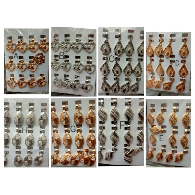 SB44. Liontin xuping lapis emas dgn mata zircon