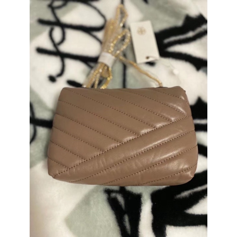 Tory Burch Kira Chevron Embellished Logo Mini Bag (82493)