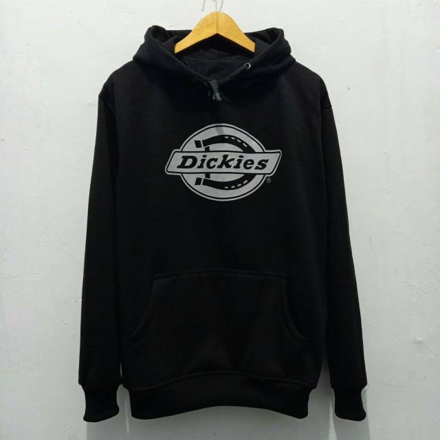 Sweater Dickies Black Hoodie Jumper Murah Tapal Kuda