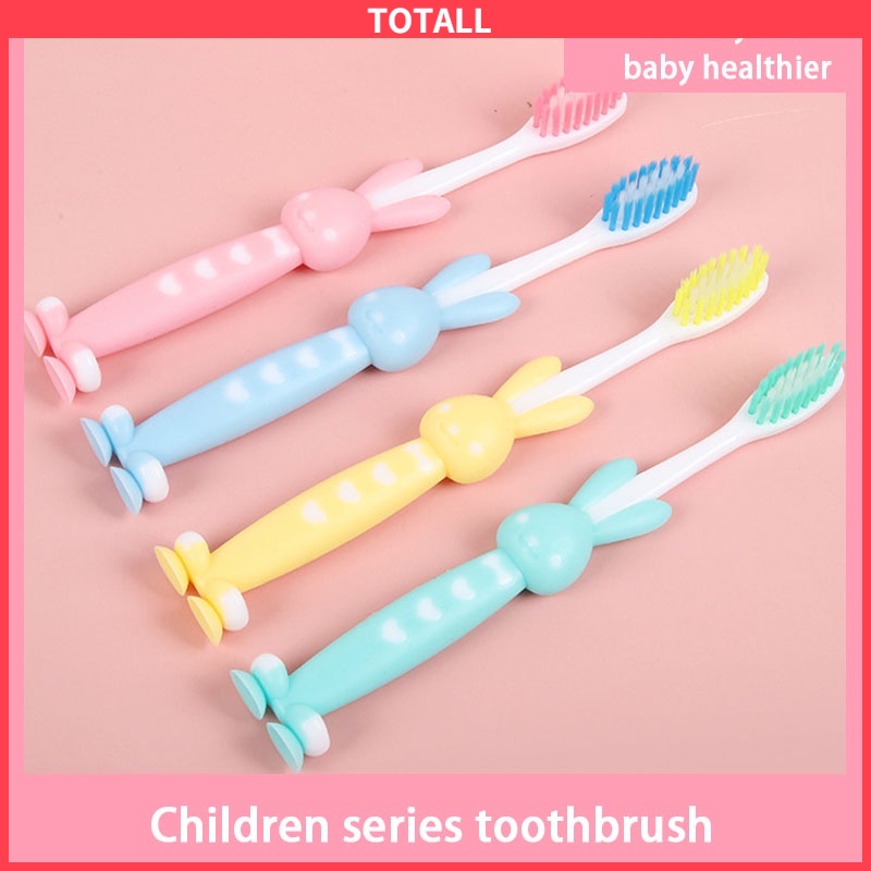 4 Pcs Sikat Gigi Anak Lucu Multiwarna Laki-Laki &amp; Perempuan/sikat Gigi Kids Brush Lembut totall