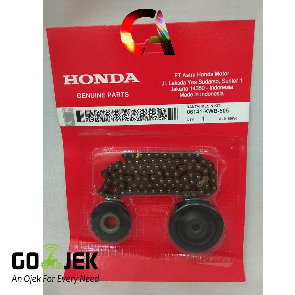 Cam Chain Rantai Mesin Rantai Keteng Set Honda Revo 110 Blade KWB