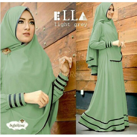 Promo Sale  Syari Polos Maxmara Lux Anayah Real Pic Haji Umroh Baju Gamis Syari