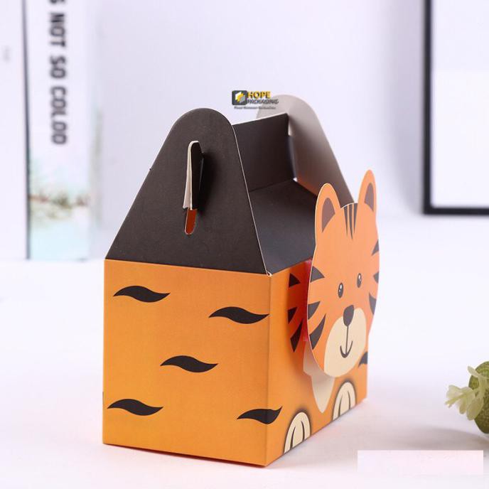

20Pcs Paper Box Ultah Bentuk Animal 3D Dus Hadiah Gift Box Snack - Tiger Riantihanumshop9