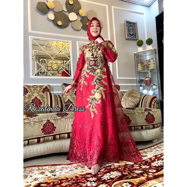 Gamis Rosalinda Dress Pelangi Jaya