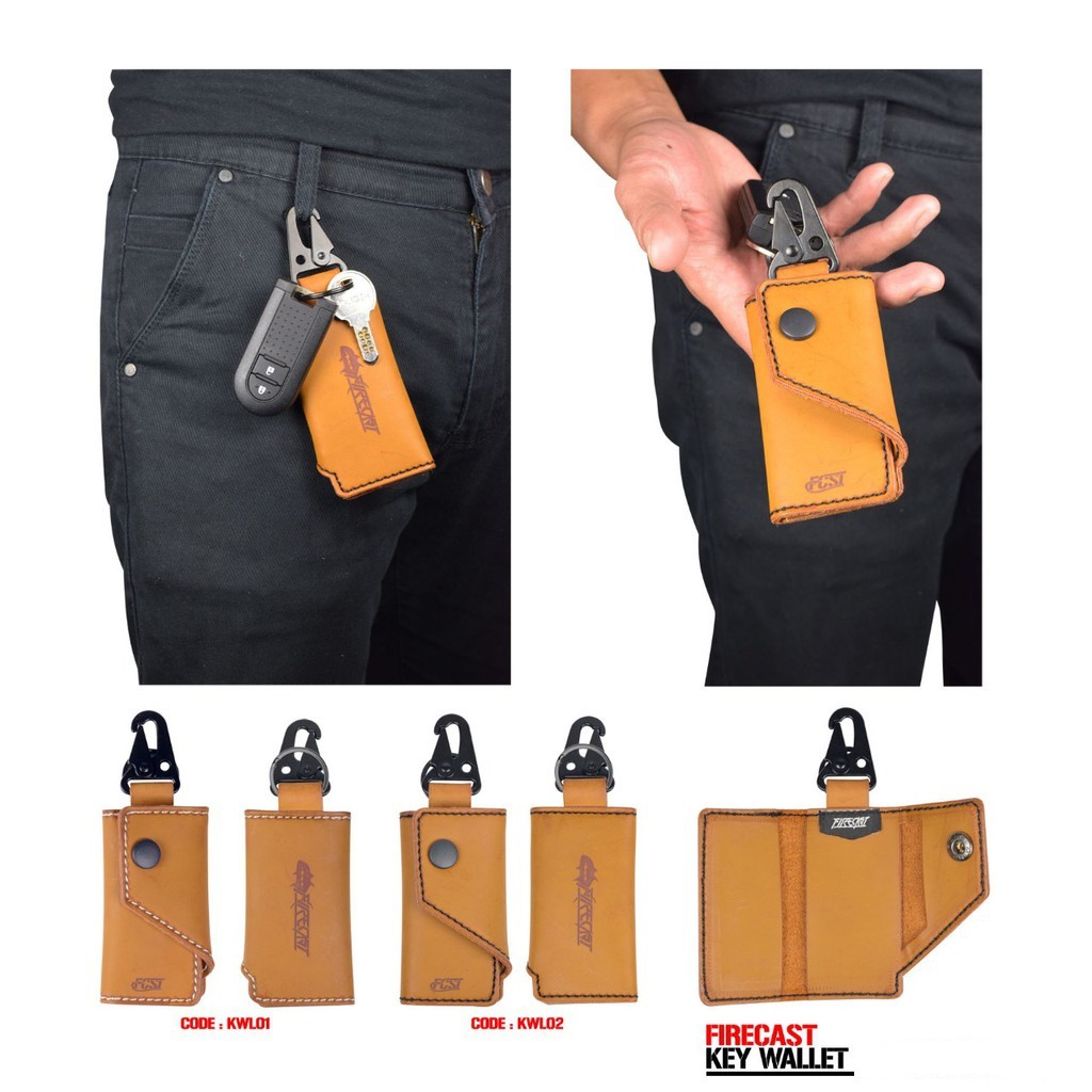 Key Wallet Dompet STNK Kulit Sintetik Firecast Key Wallet Firecast