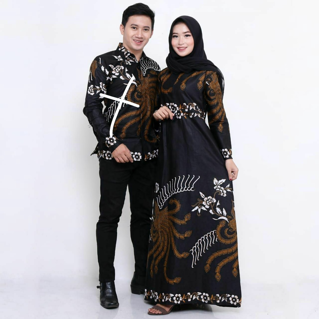 Batik pekalongan mat katun halus Gamis BATIK Allsize ld100 Pj137  kualitas bagus harga termurah