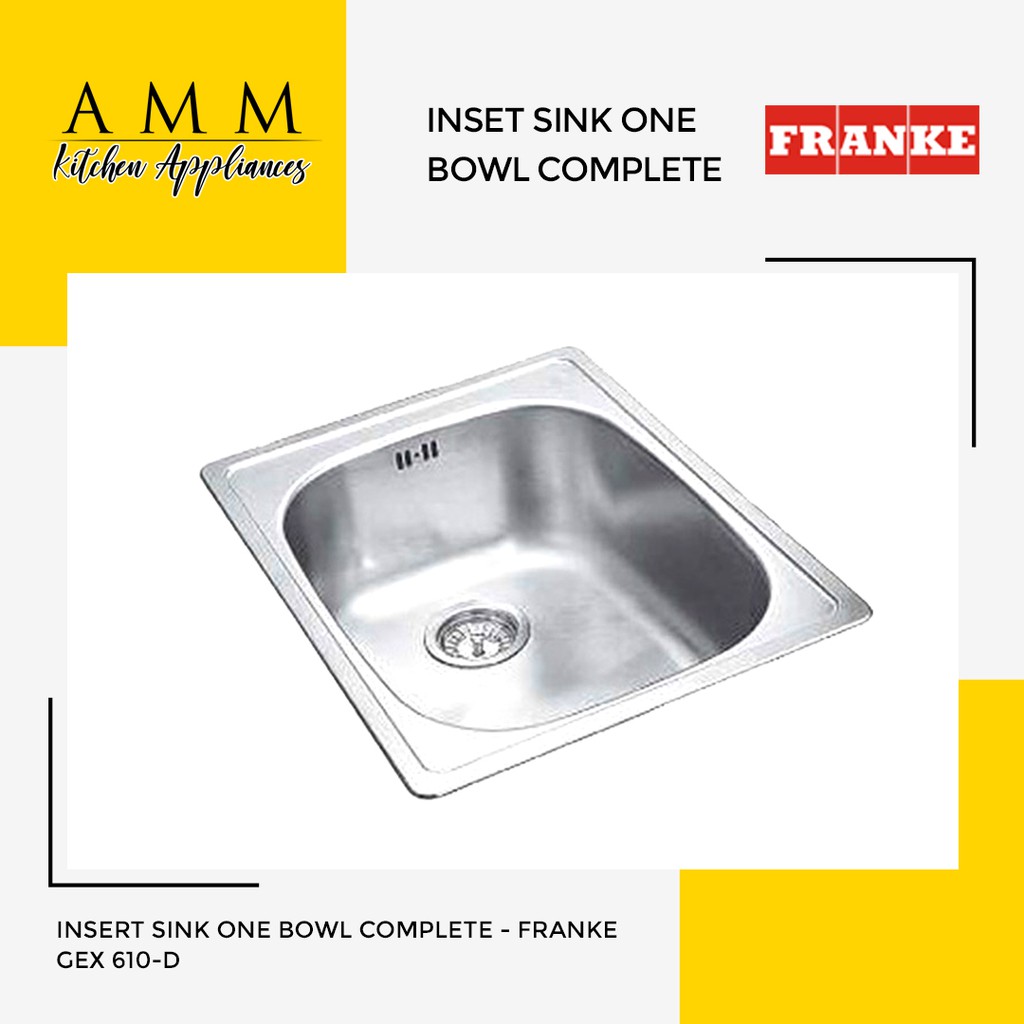 Sink Bak Cuci Piring Franke Gex 610 D Shopee Indonesia