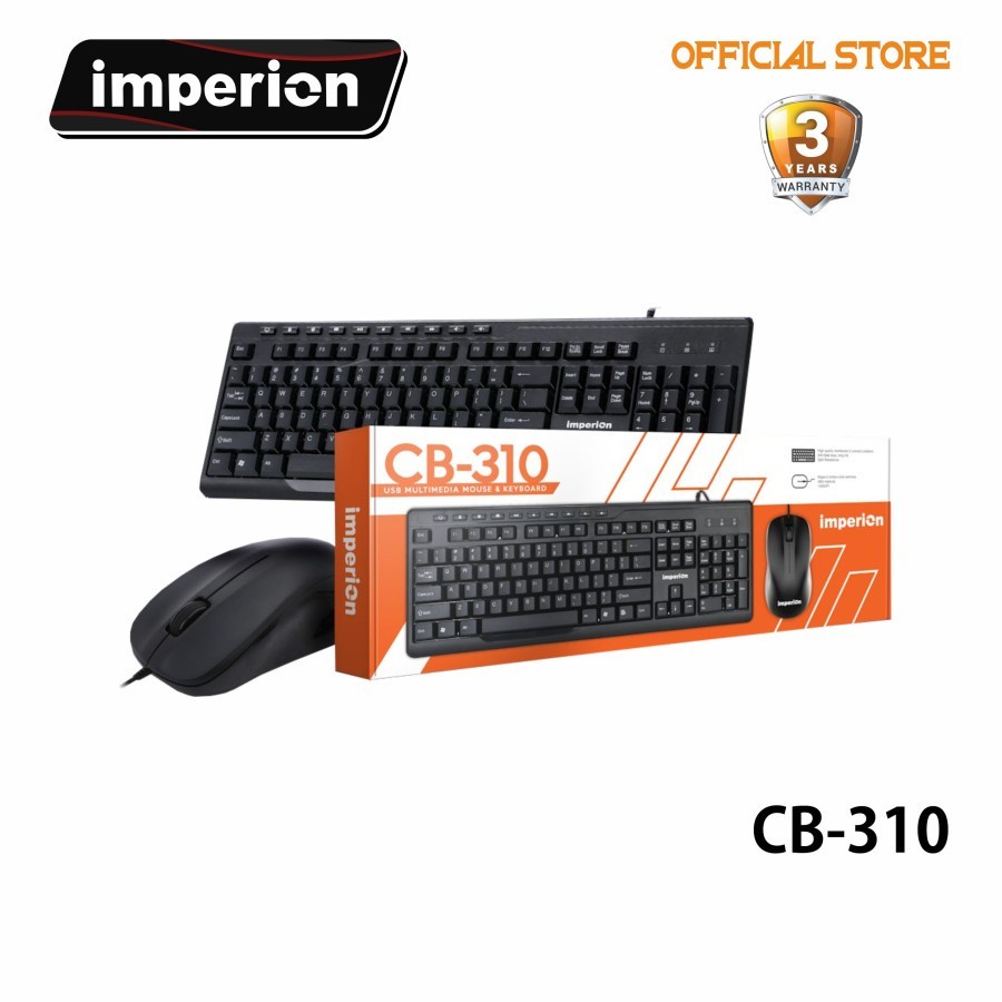 Keyboard Mouse Imperion CB-310 USB Multimedia