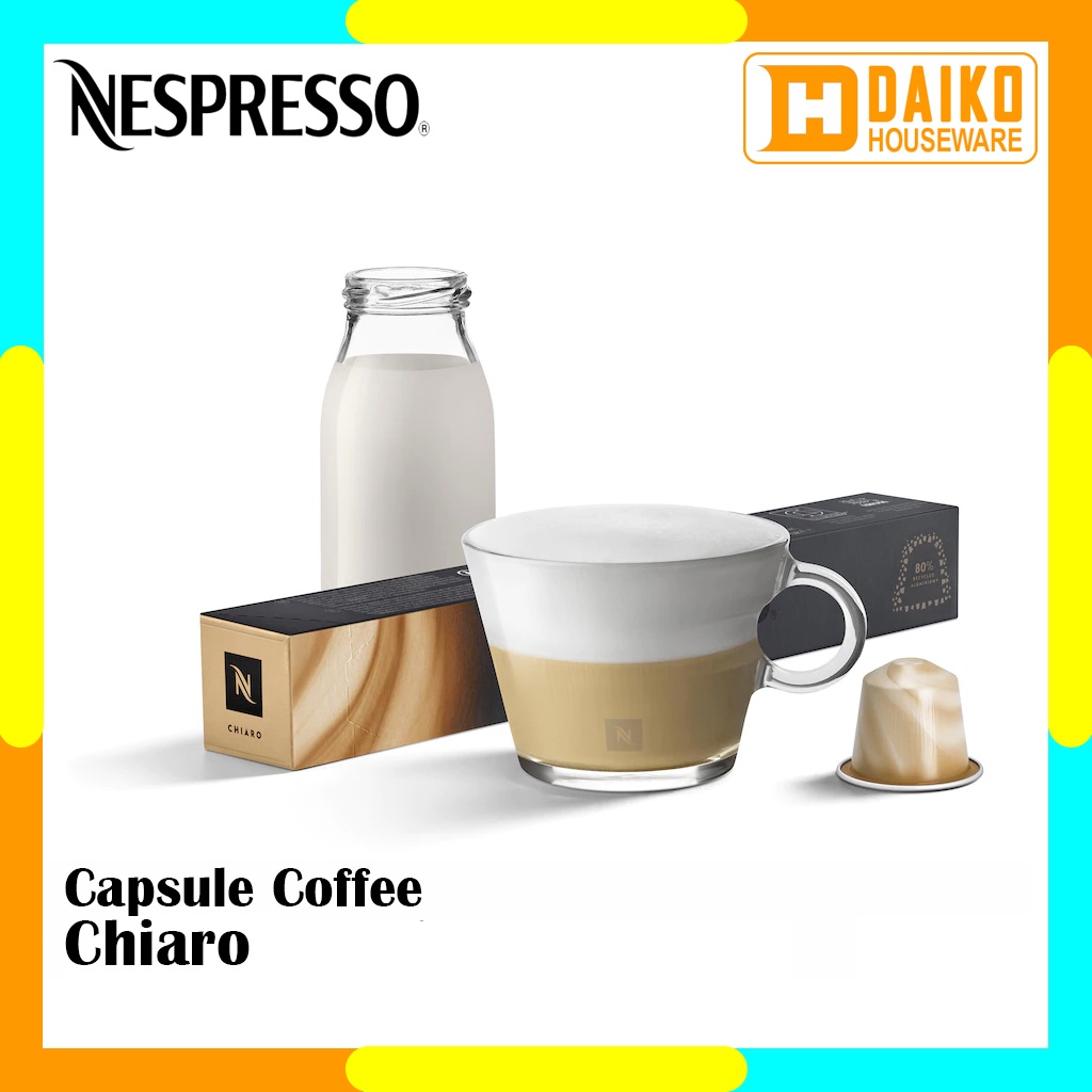 Capsule Nespresso Chiaro Original Nestle 1 Pack - Coffee Barista Creations Kopi Kapsul Exapred Panjang