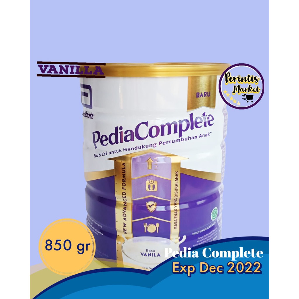 

Pediasure Complete + PediaComplete Vanilla 850 g/gr, 850g/850gr Rasa Vanila