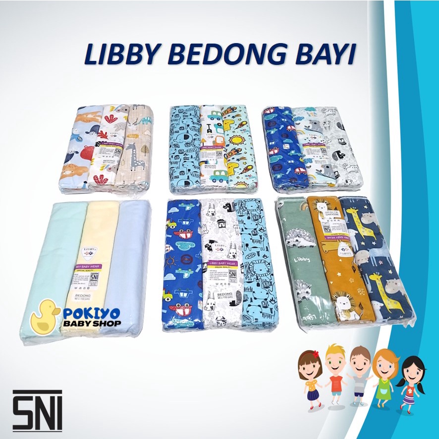 Jual Libby Bedong Bayi Motif Size X Cm Seri Isi Indonesia