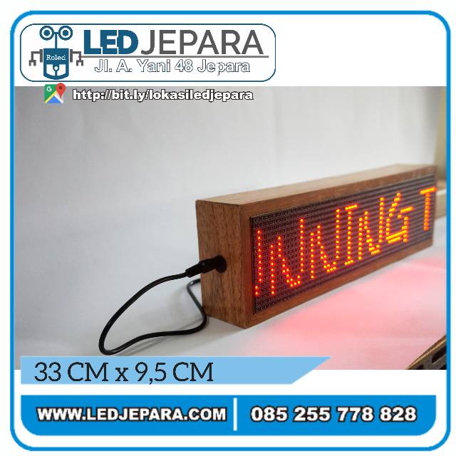 Running Text Meja Running Text Kantor