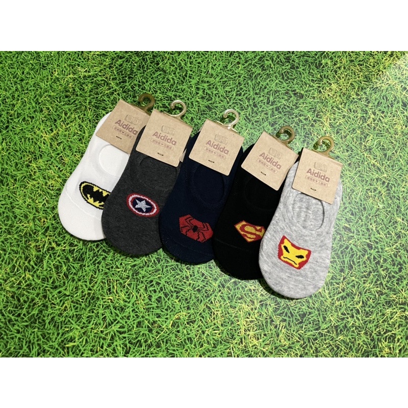 Kaos Kaki anak hidden socks bawah mata kaki motif hero