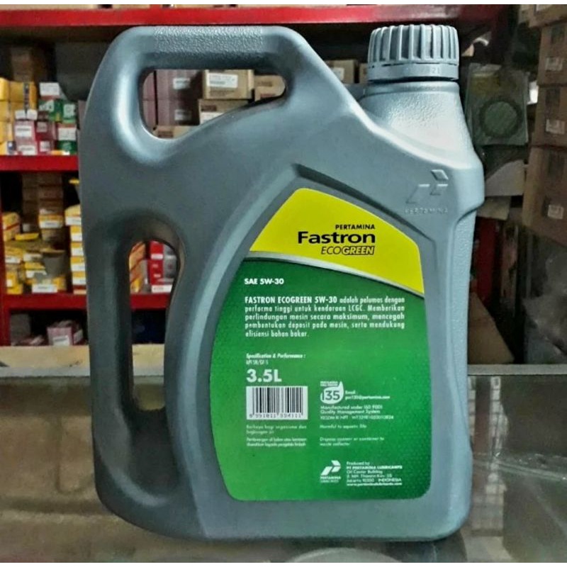 Fastron Eco Green 5W-30 Galon 3,5 Liter