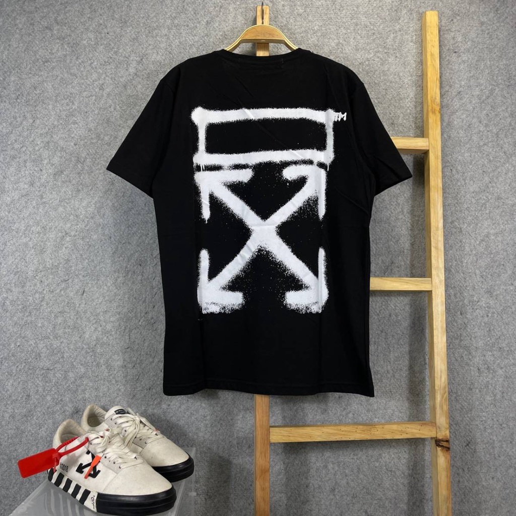 KAOS TSHIRT OFF WHITE PILOX SPLASH LENGAN PENDEK MIRROR FULLTAG