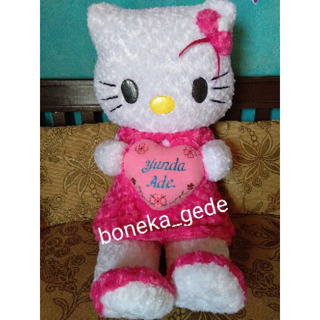 Boneka Hello kitty Jumbo bordir nama