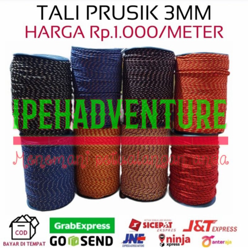 

tali perusik 3mm meteran
