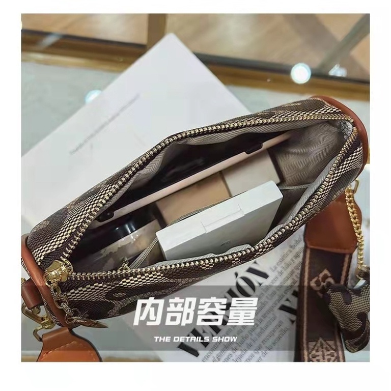 BJ62226 - BROWN/LEOPARD/M - TAS SLEMPANG CROSSBODY WANITA FASHION IMPORT MODIS ELEGAN TERMURAH TERLARIS TERBARU BAGSTORE JAKARTA TAS BATAM ZC2226