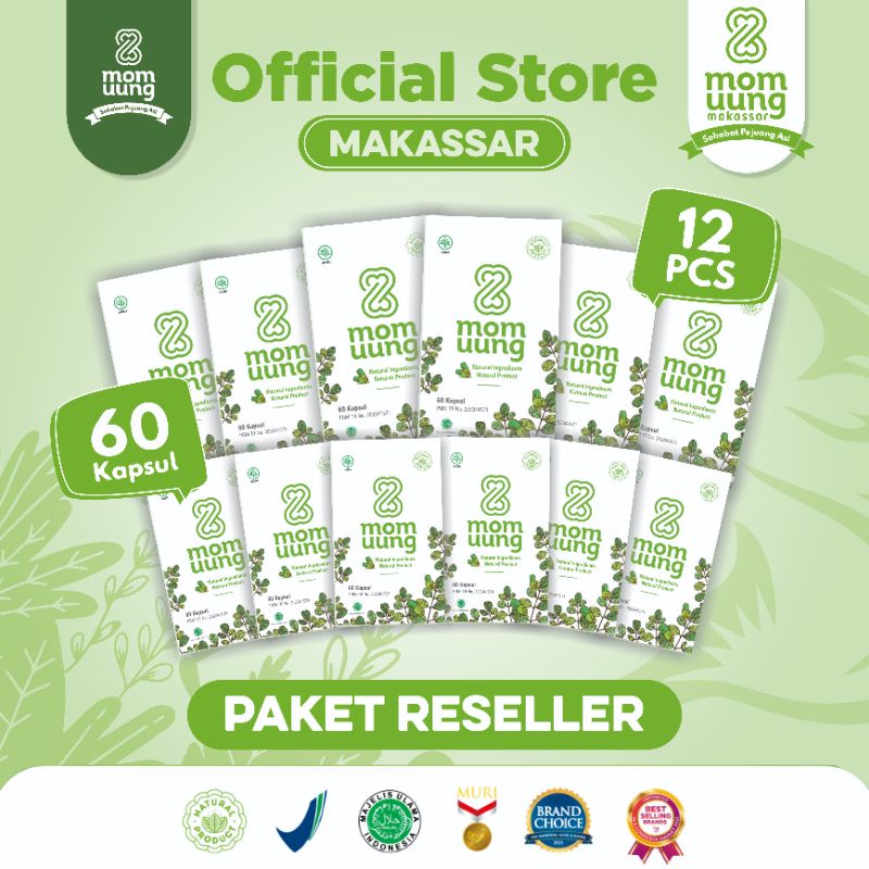 Paket Reseller Asi Booster 60 kpsul Mom Uung / paket reseller momuung makassar