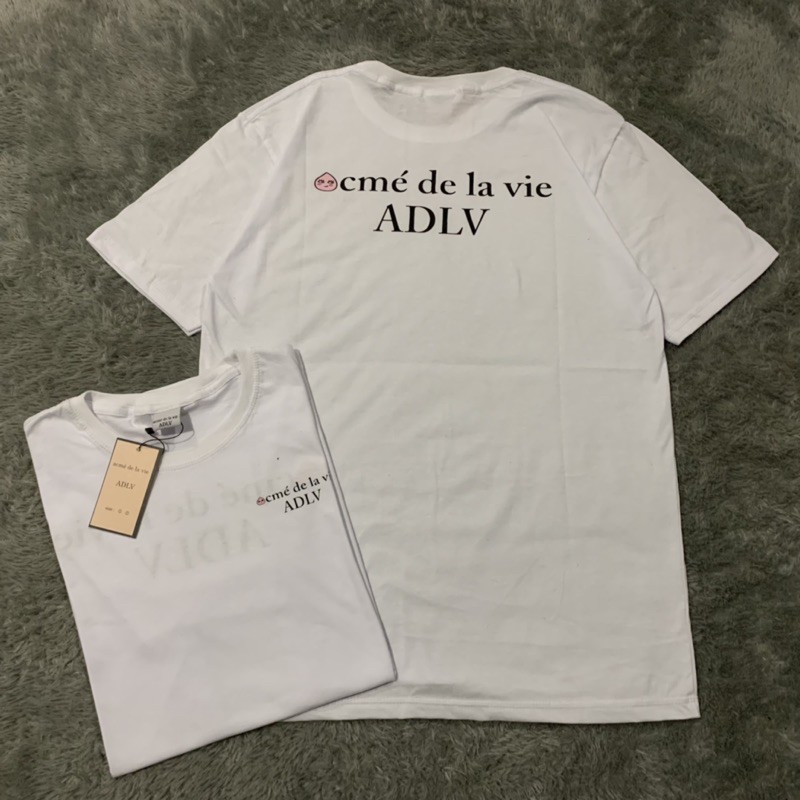 Kaos Tshirt Adlv X Kakao Signature Apeach Fulltag &amp; Lebel