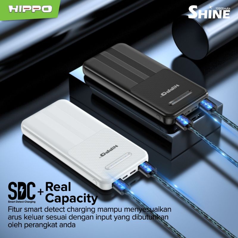 Hippo powerbank Shine 10.000mah