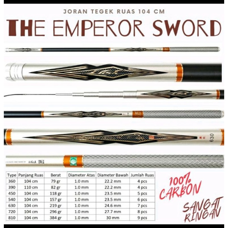 tegek ros panjang the emperor sword 630