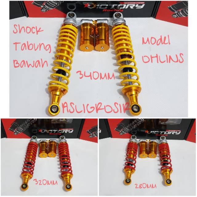 Shockbreaker Shock Tabung Bawah Ukr 280 320 340 Jupiter Supra Revo Rxking Dll