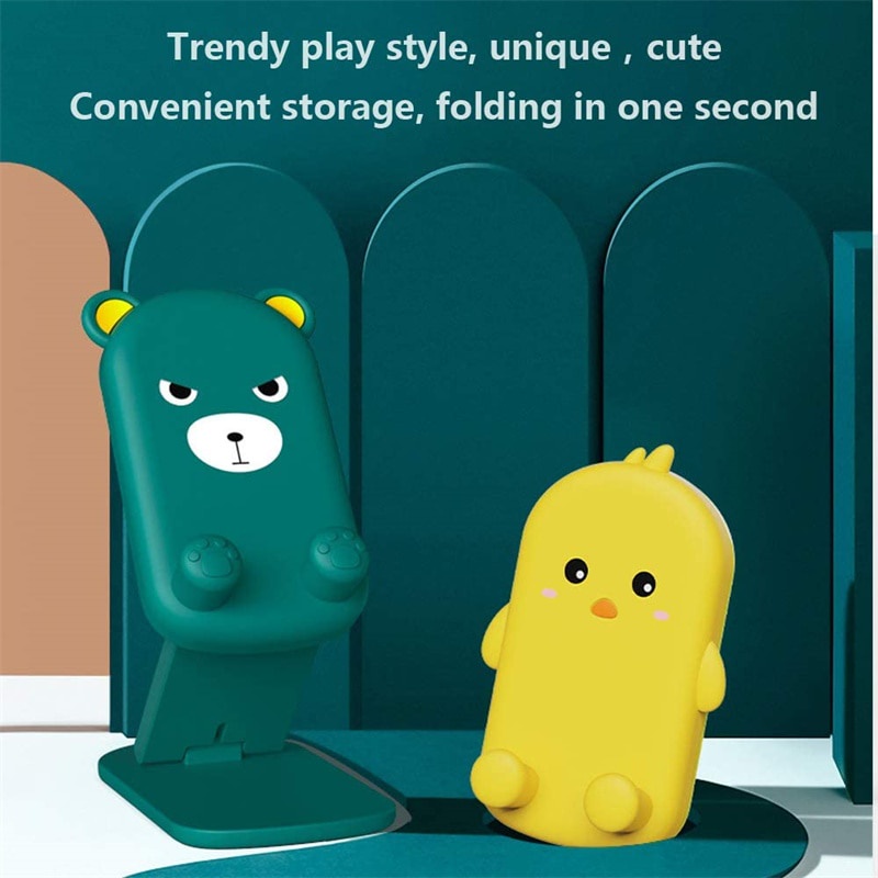 VICTORY Mobile Phone Holder Karakter Stand Dudukan Meja Bear