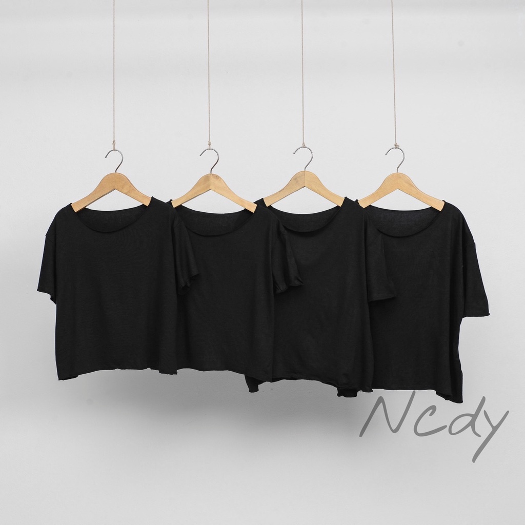 NCDY Clara Crop Top Atasan Wanita Unfinish