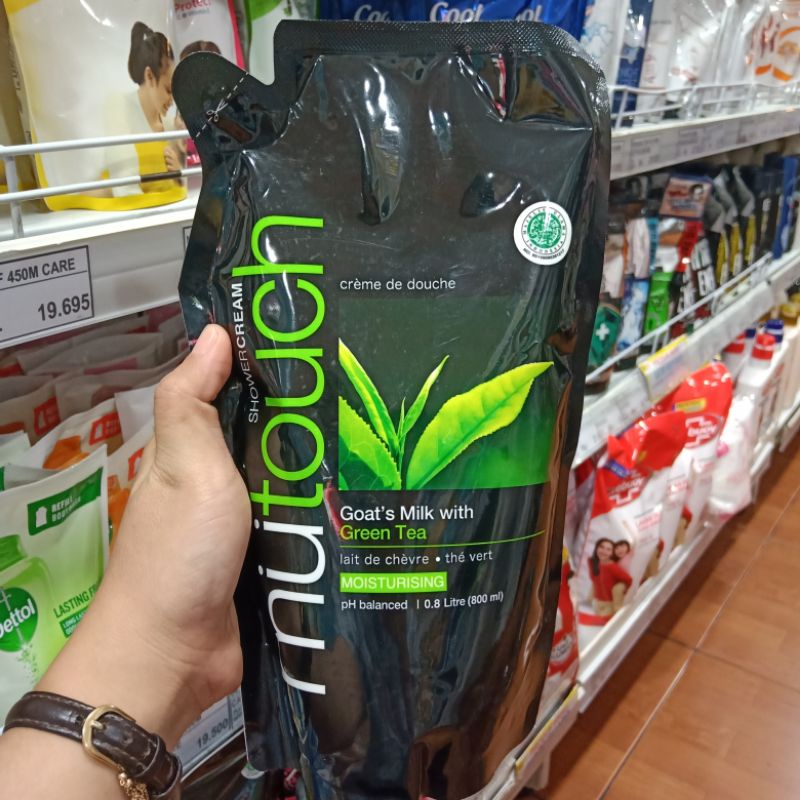 MuTouch Shower Cream Goats Milk with Green Tea
