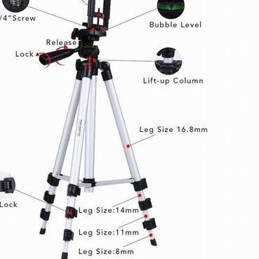♠ Tripod 3110 Panjang 1 Meter Weifeng Tefeng / Tripod Camera / Tripod Hp / Tongsis / Tripod ✬