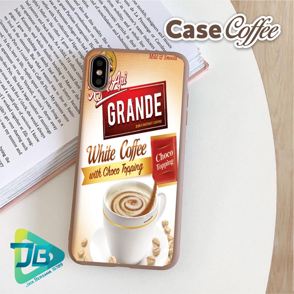SOFTCASE COFFEE OPPO VIVO XIAOMI SAMSUNG REALME IPHONE ALL TYPE JB5177