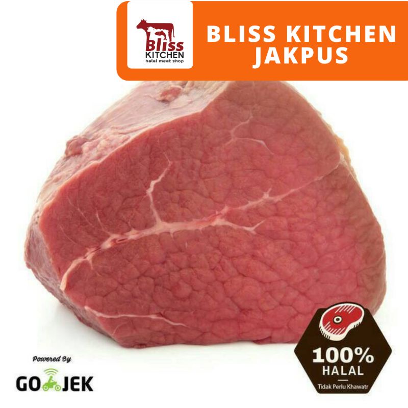 

Daging Sapi Rendang Impor 500 gr / Topside AUS Beef 500gr