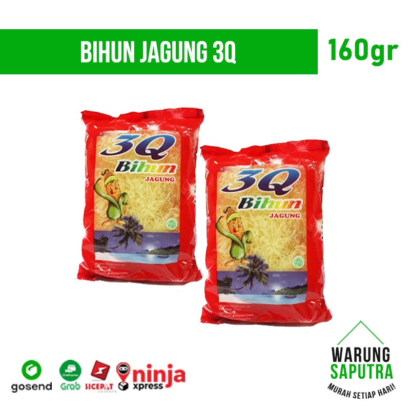 

Bihun Jagung 3Q Bandung 160g