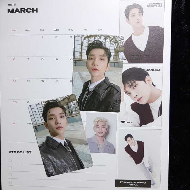 Photocard Attacca Joshua op3 & Carver Jeonghan