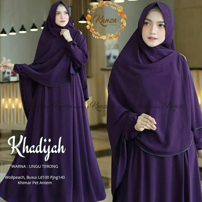 grosir KHADIJAH SYARI | BAJU GAMIS SYARI | SETELAN HIJAB MODERN termurah