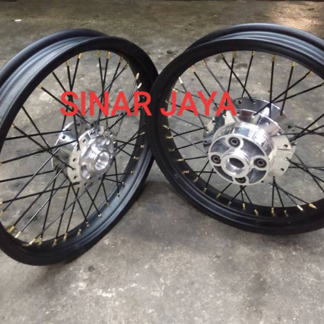 Velg jari ring 17 atau 18 tiger revo megapro verza primus gl pro gl max cb150r sonic supra gtr dll