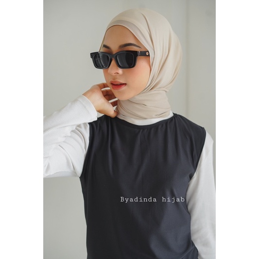 𝐁𝐘 𝐀𝐃𝐈𝐍𝐃𝐀 MANSET BUNTUNG YUKENSI TANPA LENGAN INNER JERSEY PUTUNG HIJAB