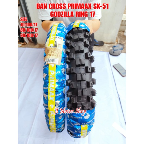 BAN CROSS PRIMAX SK-51 70/100 80/100 90/100 RING 17 - BAN CROSS PRIMAAX SK-51 70 100 80 100 90 100 RING 17