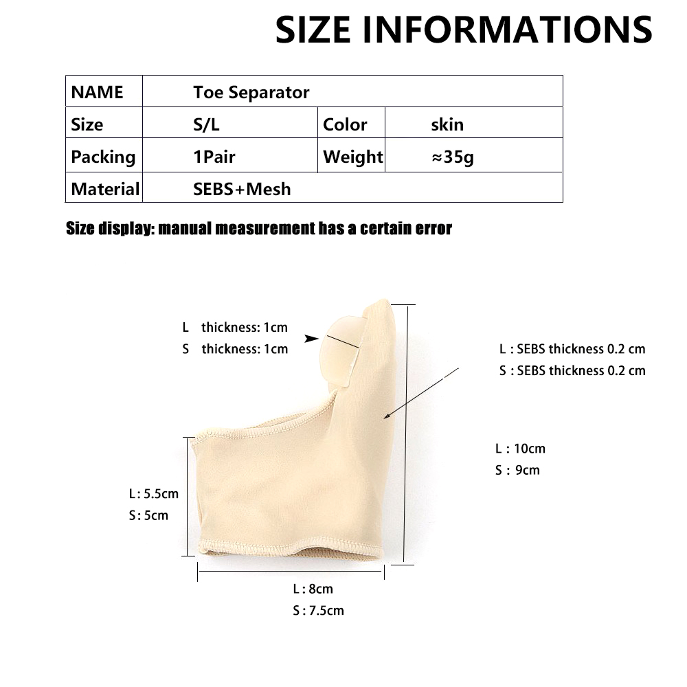 1 Pasang Kaus Perawatan Kesehatan Kaki Untuk Masalah Orthotics, Koreksi Letak Tulang Jari Bermasalah Dengan Nyaman