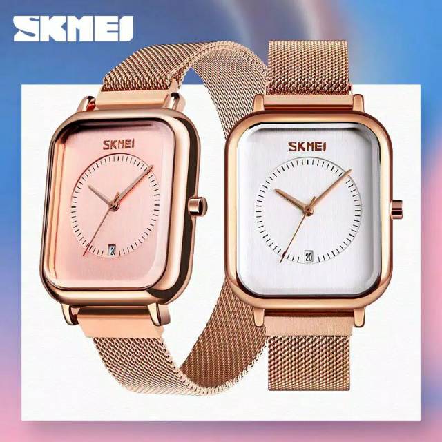 Cod / Bayar di tempat jam tangan wanita magnet anti air Skmei 9207 original